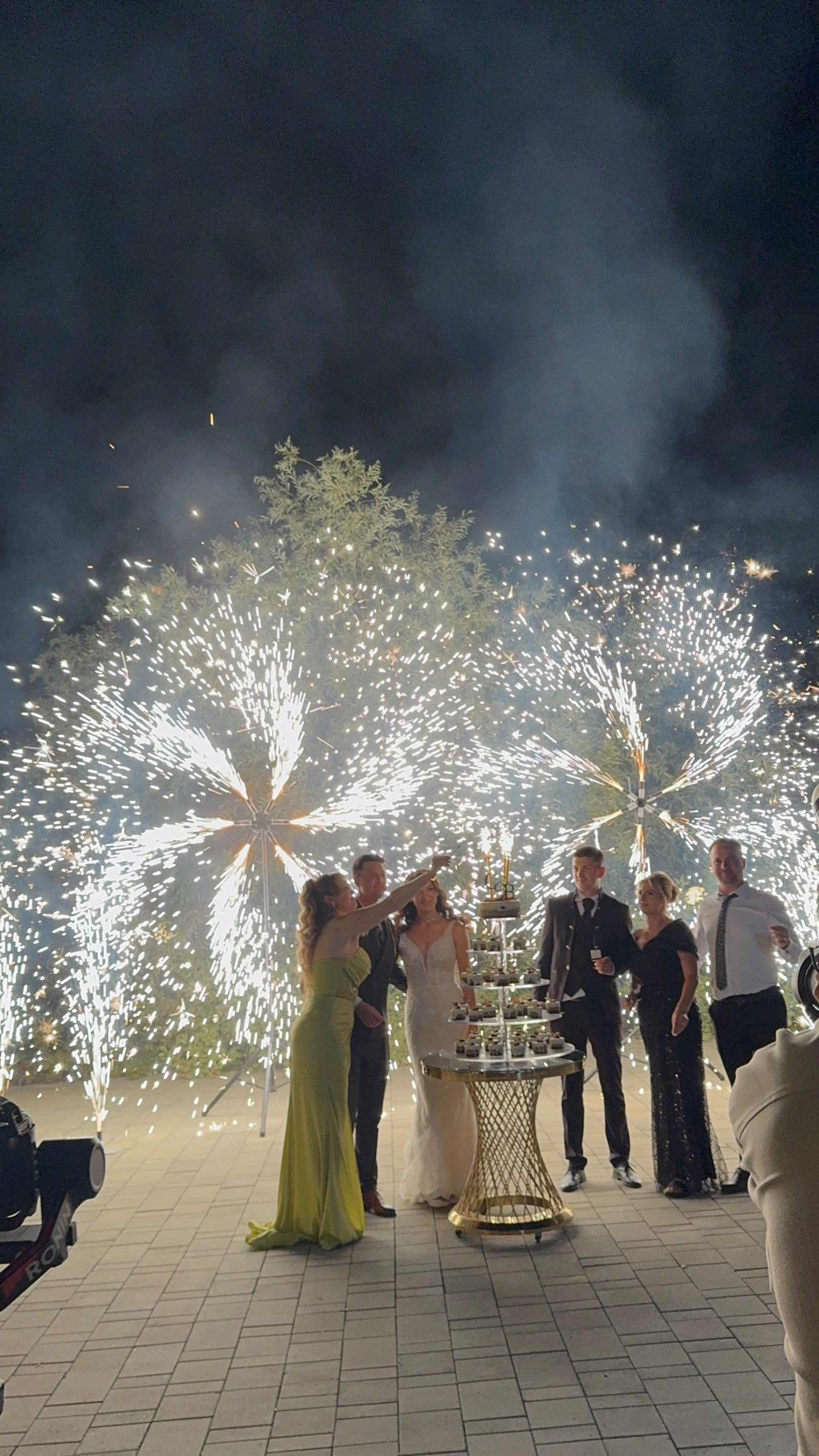 Efecte speciale de fum colorat la eveniment — Smiling Event